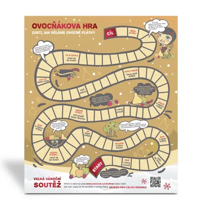 Adventní kalendář ovocné plátky