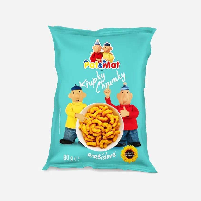 Arašidové chrumky Pat a Mat