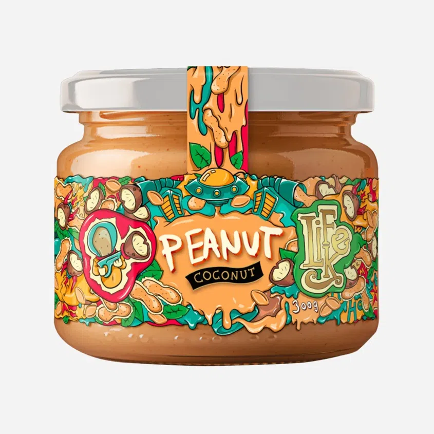 arašidové kokosové maslo