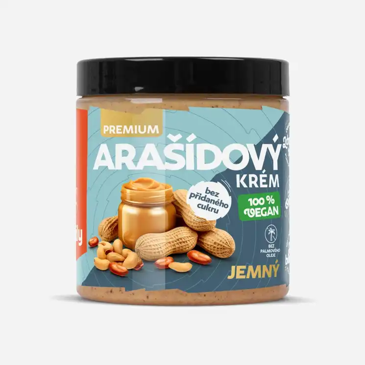 Arašidový krém jemný premium 6 x 250 g