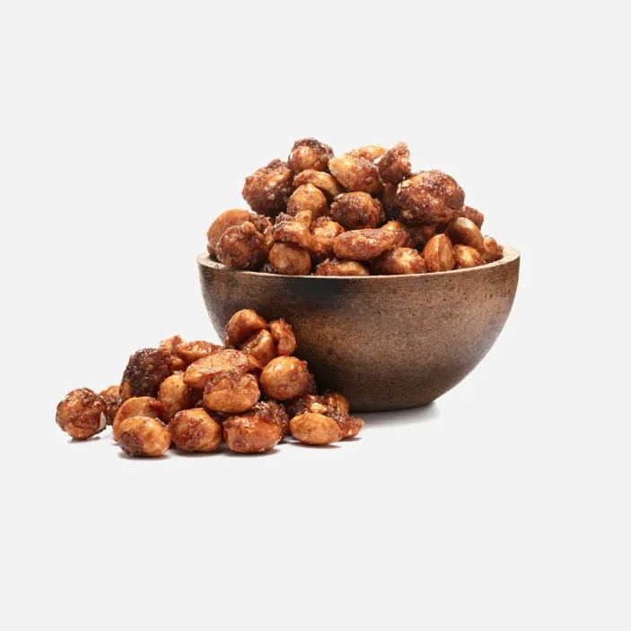 Arašidy v slanom karamele s medom