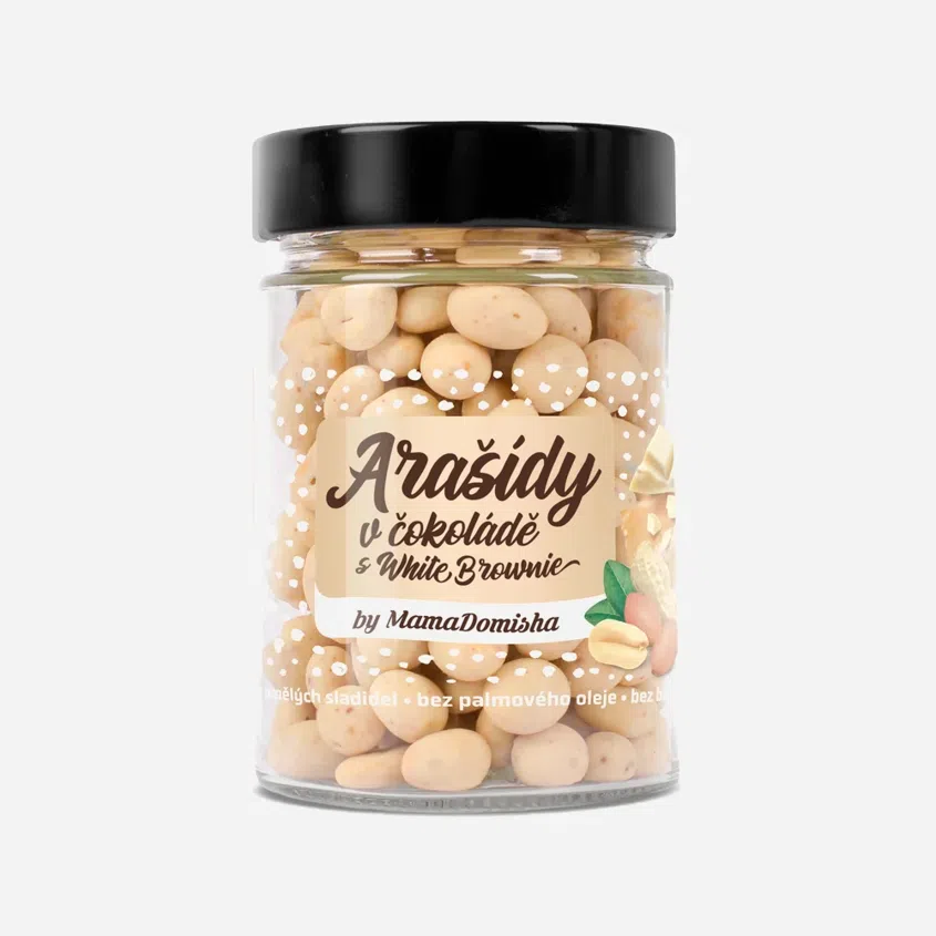 Arašidy vo White Brownie by @mamadomisha