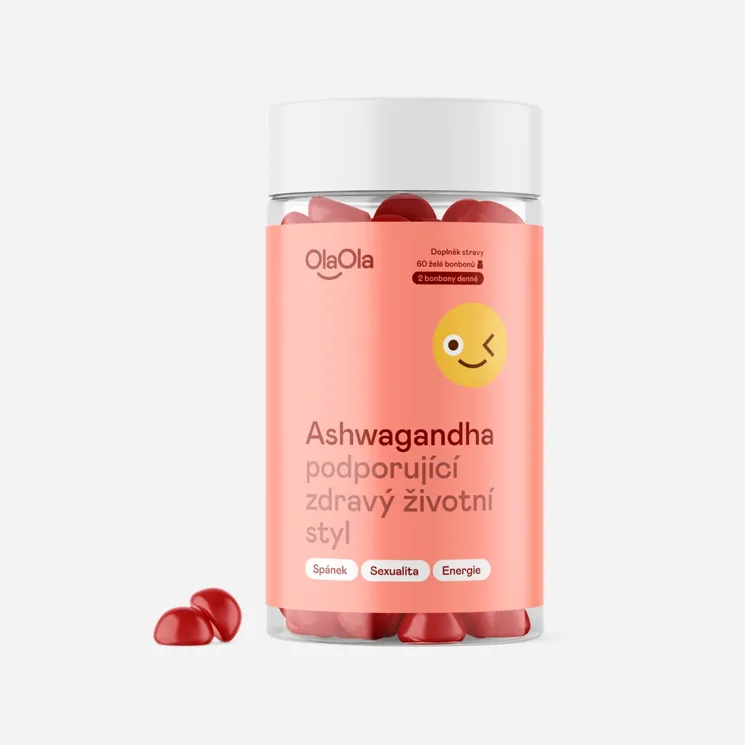 Ashwagandha podporujúci zdravý životný štýl želé