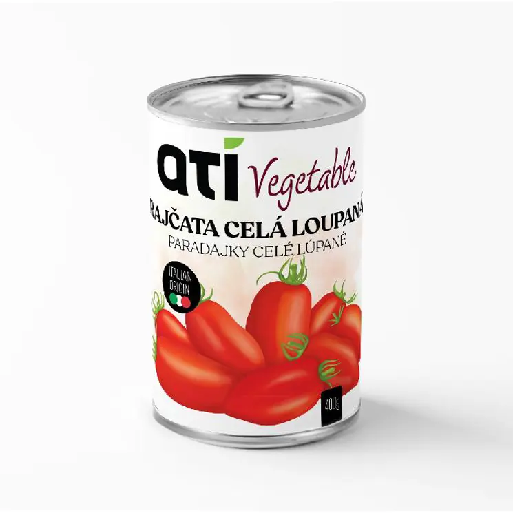ATI Vegetable Rajčata celá loupaná 400g