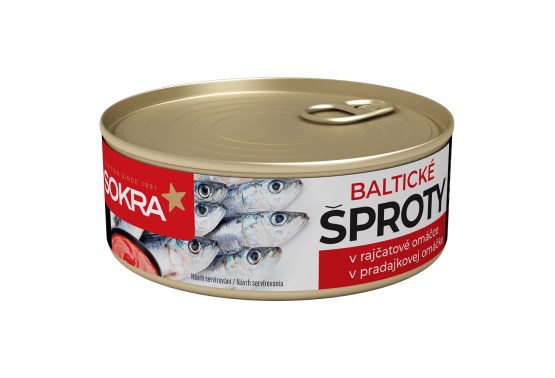 Baltické šproty v paradajkovej omáčke