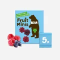 Bear Fruit Minis malina a čučoriedka 5x20 g