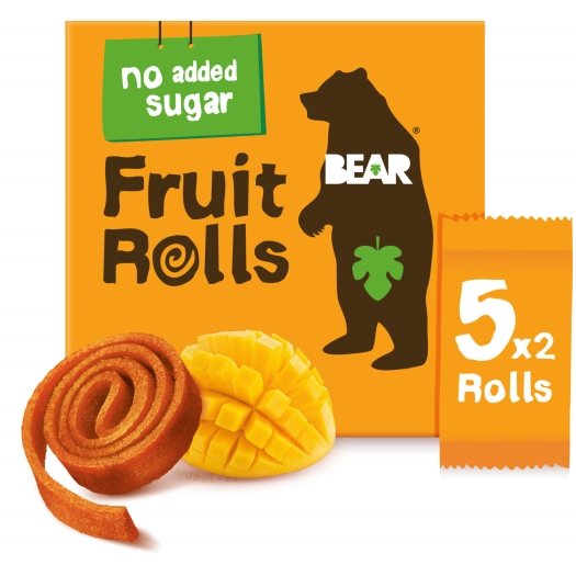 BEAR Fruit Rolls mango ovocné rolované plátky 5x20 g
