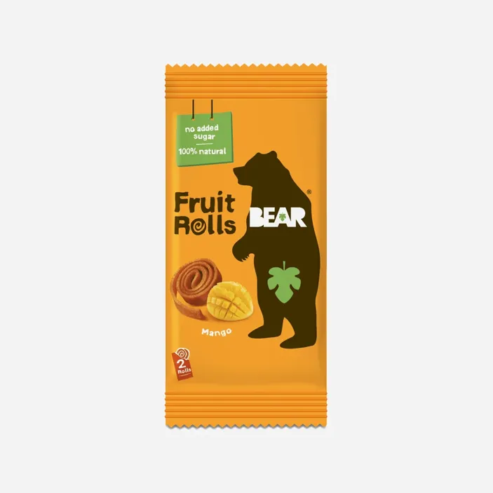 BEAR Fruit Rolls mango ovocné rolované plátky