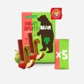 BEAR Fruit Splits jahoda a jablko  5x20 g
