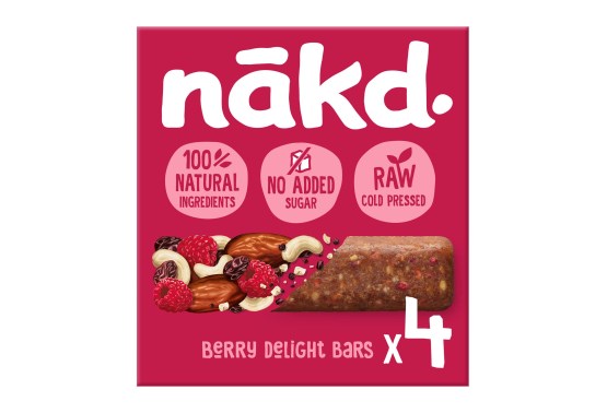 Berry Delight - Ovocno-orieškové RAW tyčinky s malinami 35g x 4