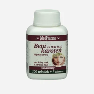 Beta karotén 25.000 m.j. panthenol+PABA