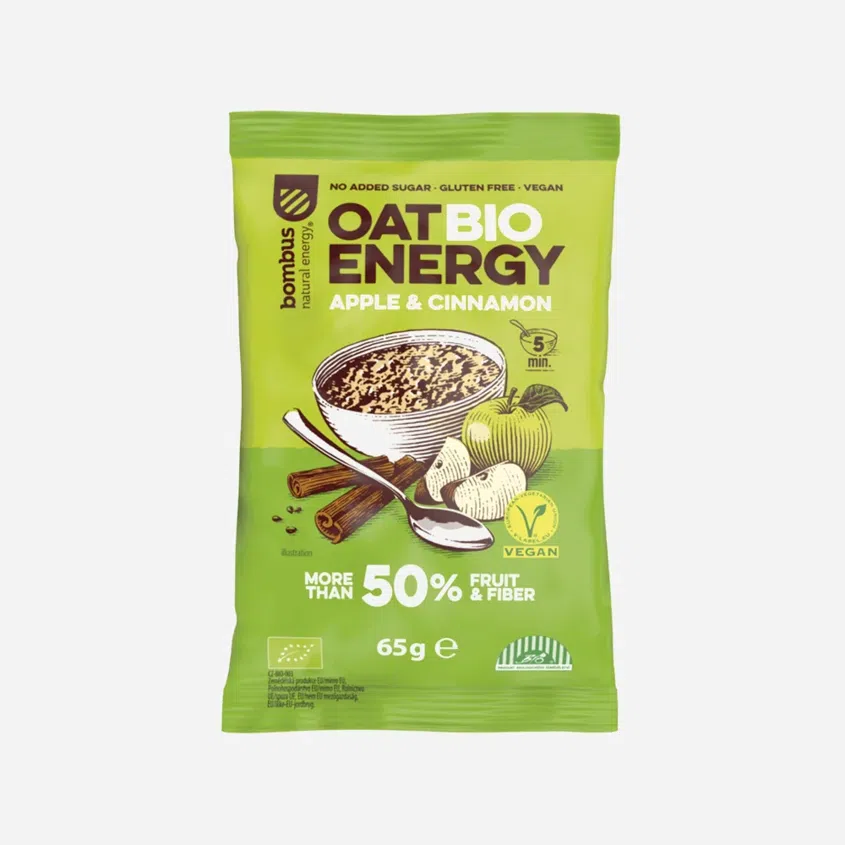 Bezlepková ovsená kaša BIO ENERGY apple & cinamon