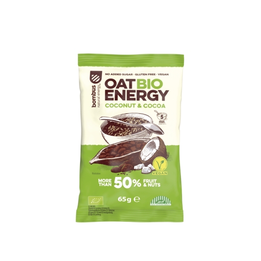 Bezlepková ovsená kaša BIO ENERGY kokosové & cocoa