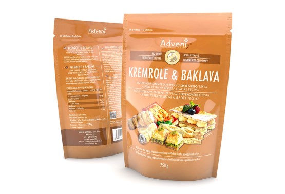 Bezlepková zmes Kremrole & baklava