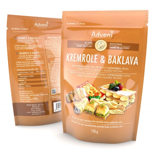 Bezlepková zmes Kremrole & baklava