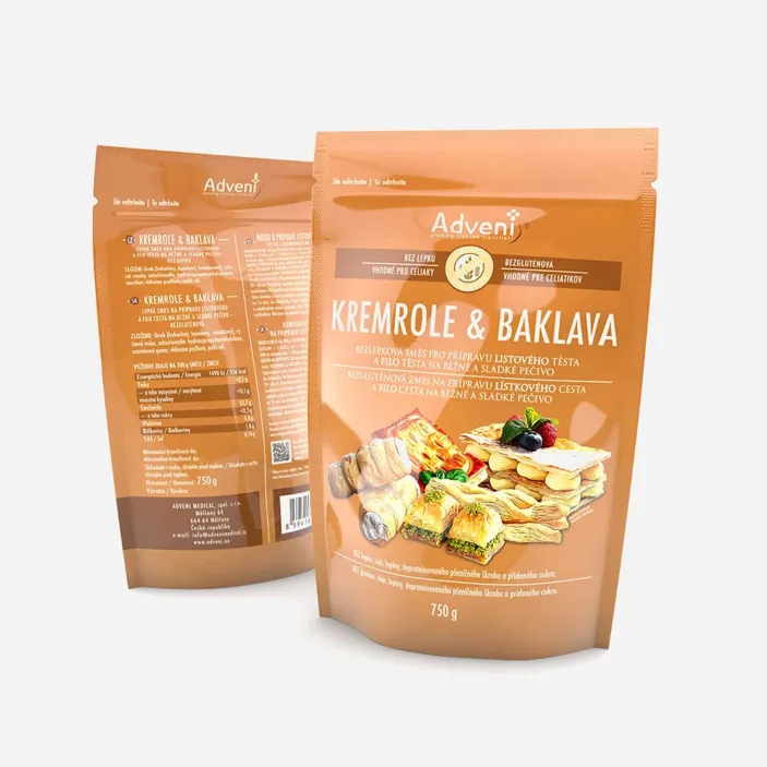 Bezlepková zmes Kremrole & baklava