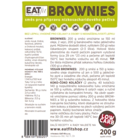 Bezlepková zmes Low carb Brownies