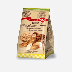 Bezlepková zmes na svetlý chlieb
