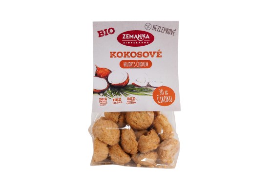 Bezlepkové čirokové sušienky kokosové BIO