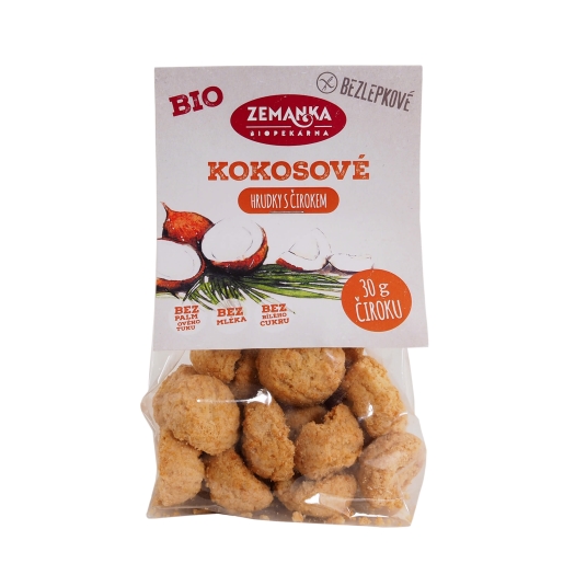 Bezlepkové čirokové sušienky kokosové BIO