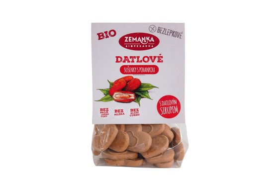 Bezlepkové Pohanková - datľové sušienky BIO