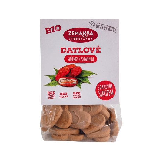 Bezlepkové Pohanková - datľové sušienky BIO