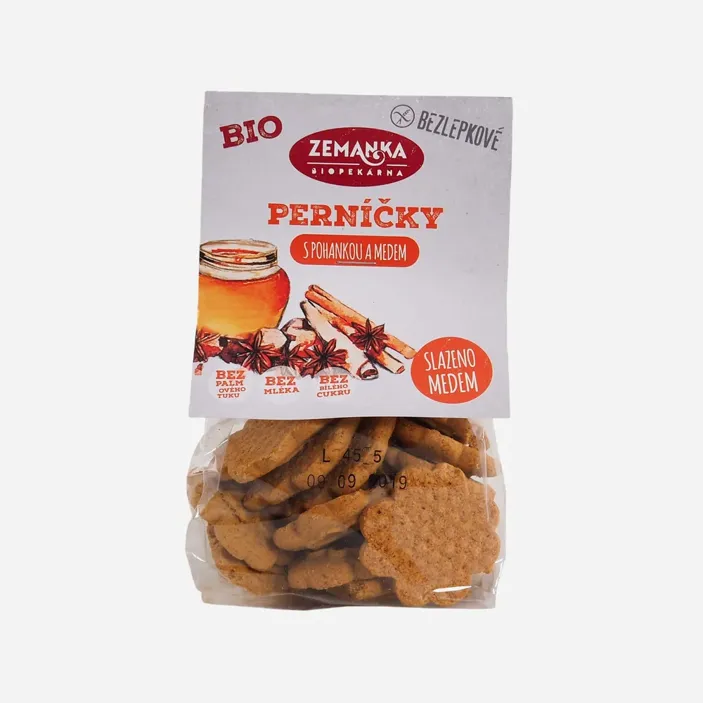 Bezlepkové pohánkové perníčky BIO