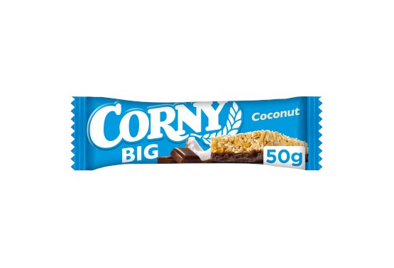 Big cereálna tyčinka kokos v mliečnej čokoláde
