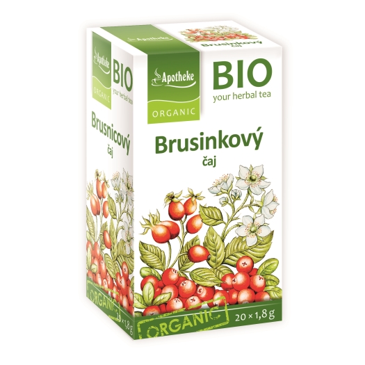 BIO Brusnicový ovocný čaj 20 x 1,8 g