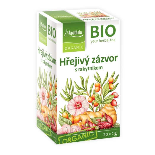 BIO Hrejivý zázvor s rakytníkom 20 sáčkov