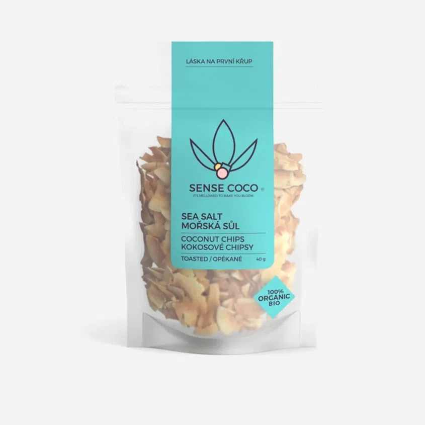 Bio kokosové čipsy slané