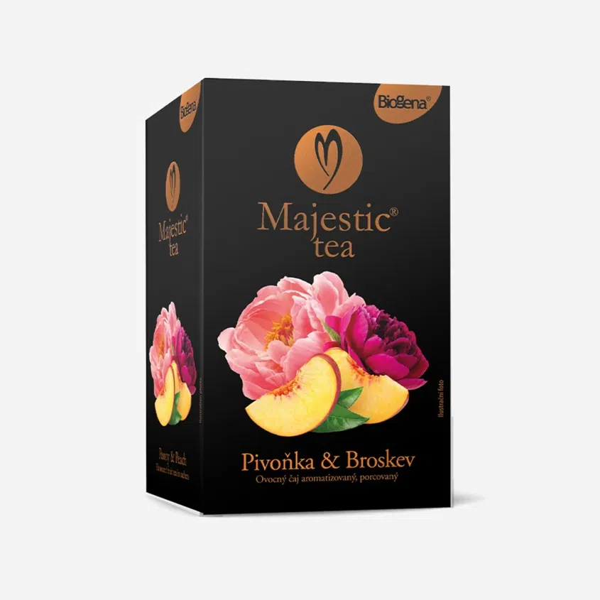 Biogéna Majestic Tea pivonka a broskyňa