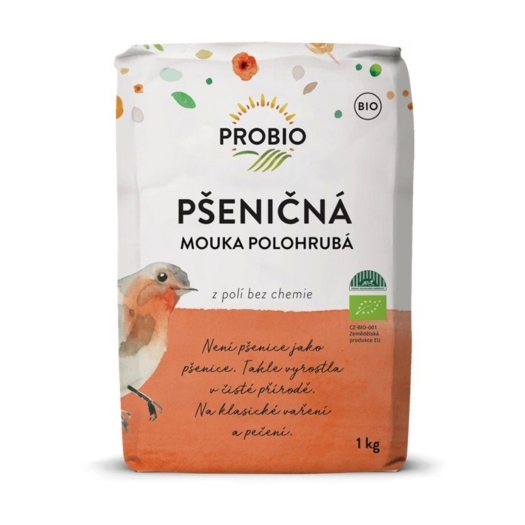 Bioharmonie Pšeničná múka biela polohrubá 1000g