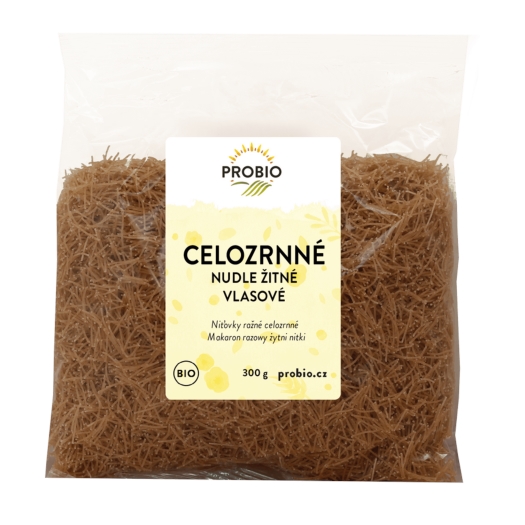 Bioharmonie Ražné celozrnné vlasové rezance BIO