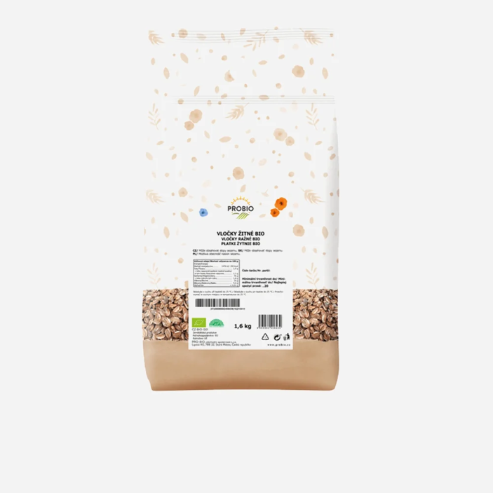 Bioharmonie Ražné vločky BIO 1,6 kg