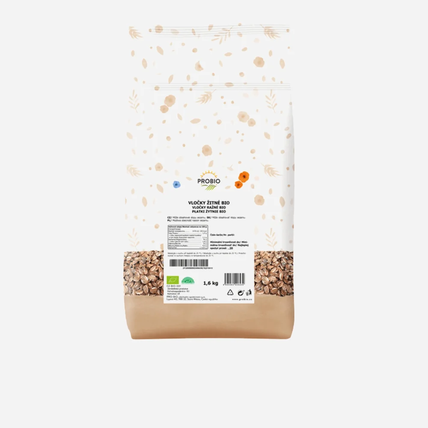 Bioharmonie Ražné vločky BIO 1,6 kg