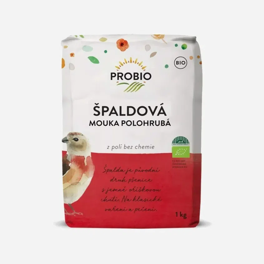 Bioharmonie Špaldová múka biela polohrubá 1000g