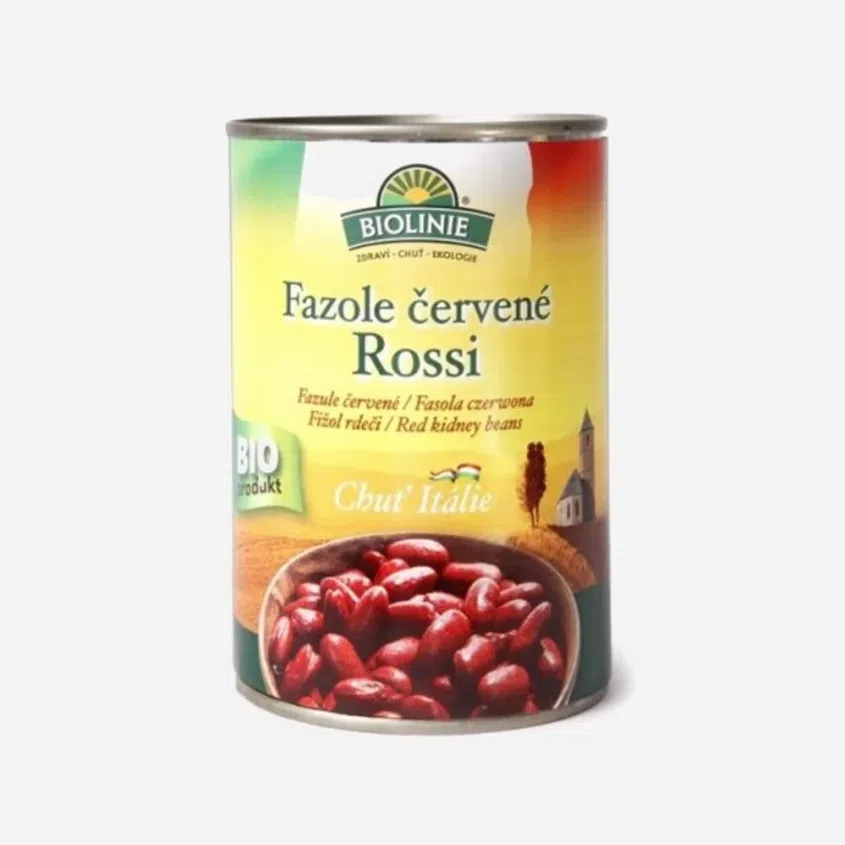 Biolinie Fazuľe červené Rossi BIO