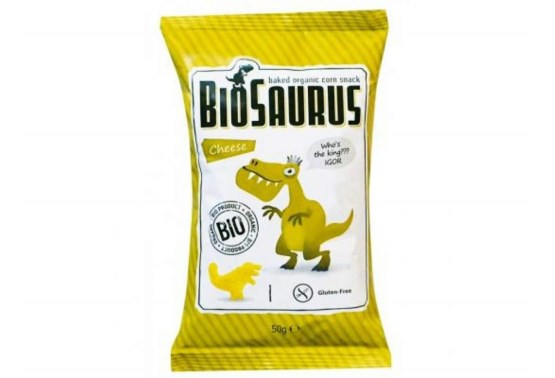 Biosaurus Kukuričné chrumky so syrom