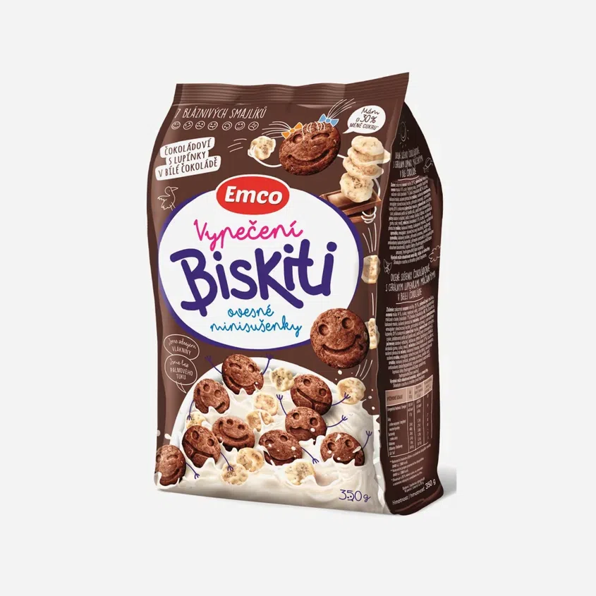 Biskiti čokoládoví s lupienkami