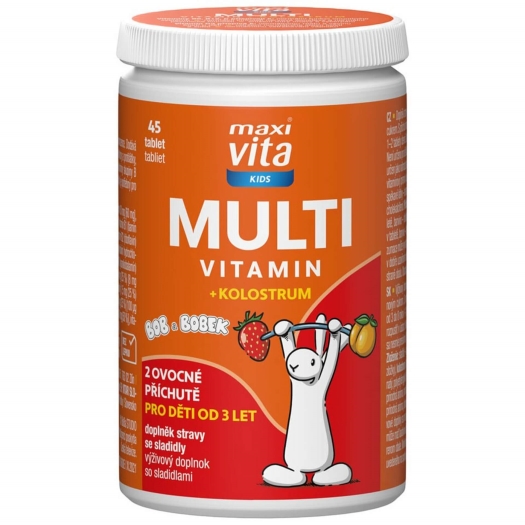 Bob a Bobek Multivitamín + kolostrum 45 tablet