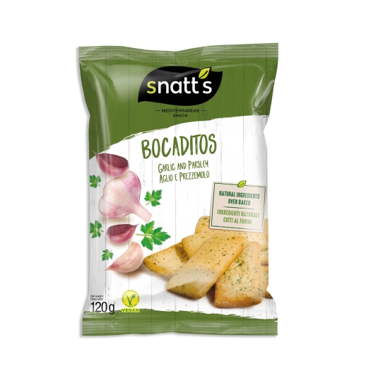 Bocaditos chlebíčky cesnak a petržlen