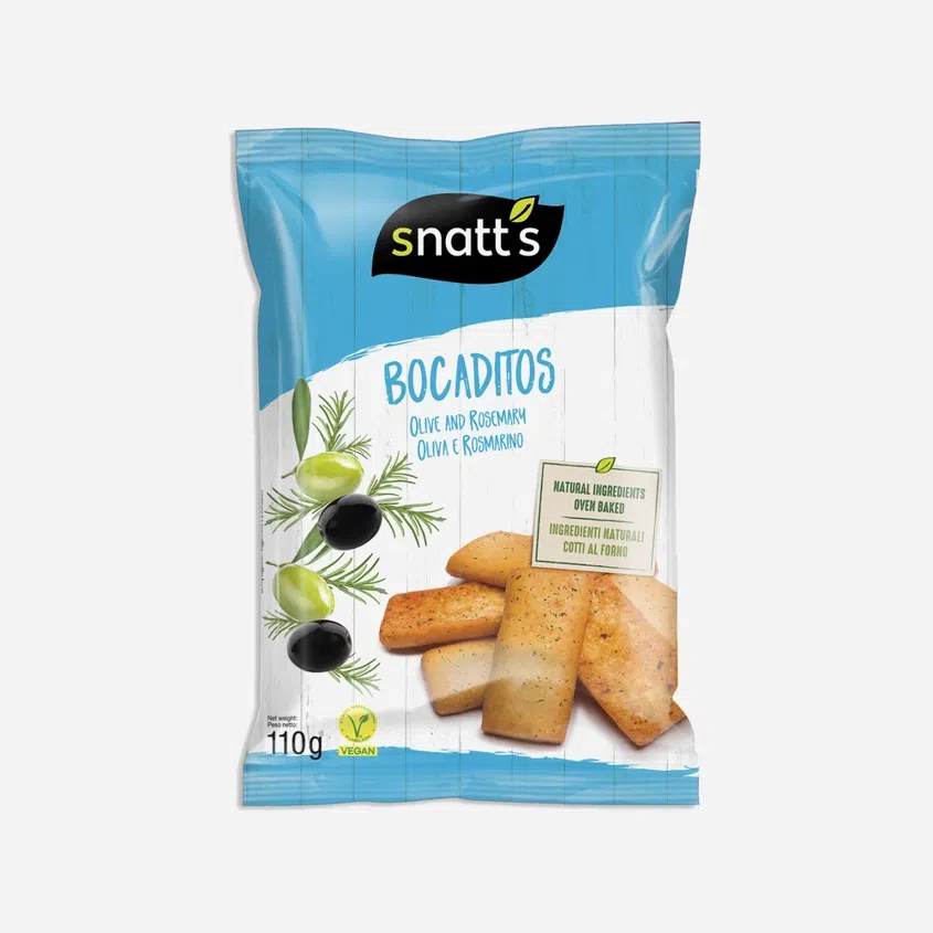 Bocaditos chlebíčky olivy a rozmarín