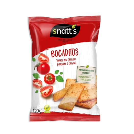 Bocaditos chlebíčky paradajka a oregano