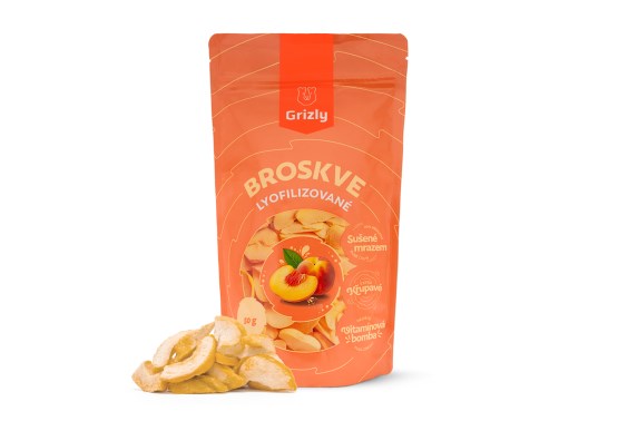 Broskyne lyofilizované