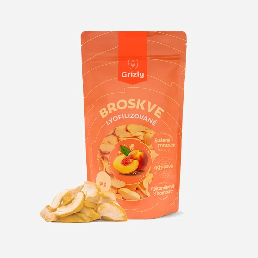 Broskyne lyofilizované