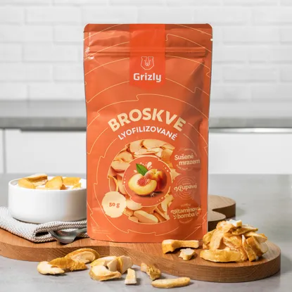 Broskyne lyofilizované