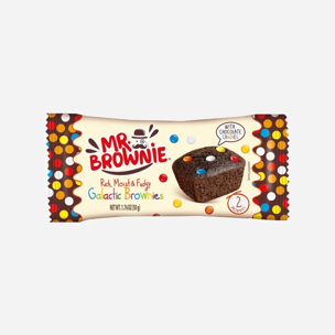 Brownies kakaové s belgickou čokoládou a farebnými čokoládovými šošovkami