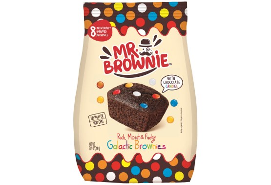 Brownies kakaové s belgickou čokoládou a farebnými čokoládovými šošovkami