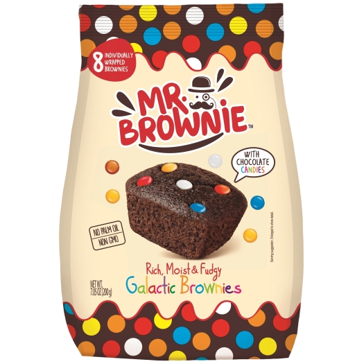 Brownies kakaové s belgickou čokoládou a farebnými čokoládovými šošovkami